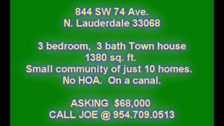 preview picture of video '844 NW 74 Ave North Lauderdale FL (954) 709-0513'