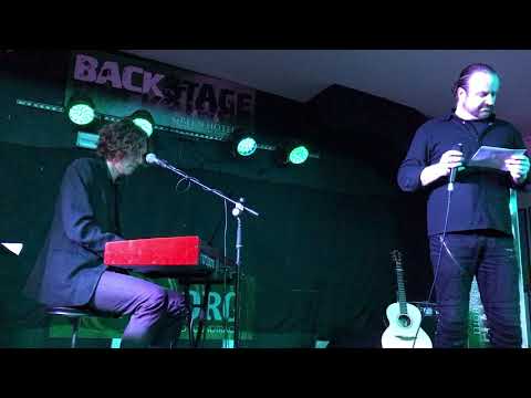 Damian Wilson & Adam Wakeman Life On Mars? Backstage Kinross 02 02 2018