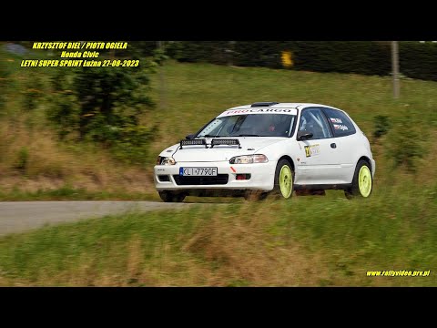 KRZYSZTOF BIEL / PIOTR OGIELA - Honda Civic - LETNI SUPER SPRINT Łużna 27-08-2023