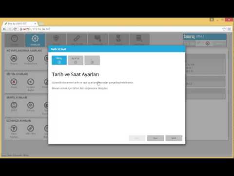 Berqnet Firewall - Ayarlar Saat- Firewall Güvenlik Platformu - UTM Yazılım Saat ve Tarih