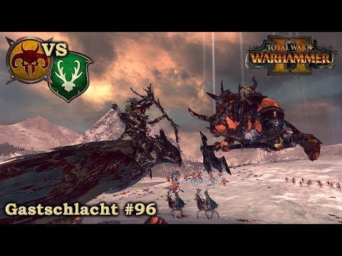 Kampf der Schnelligkeit - Gastschlacht #96 -Tiermenschen vs Waldelfen - Warhammer 2 deutsch