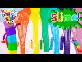 Super Slime Science Experiment With Numberblock Seven DIY Counting And Crafts For Kids