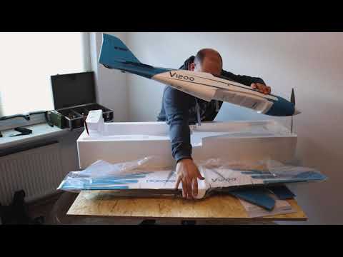 E-Flite V1200 Unboxing & Flug 6s 5000