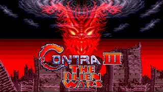Contra III: The Alien Wars (SNES) - Hard Mode Run with No Deaths