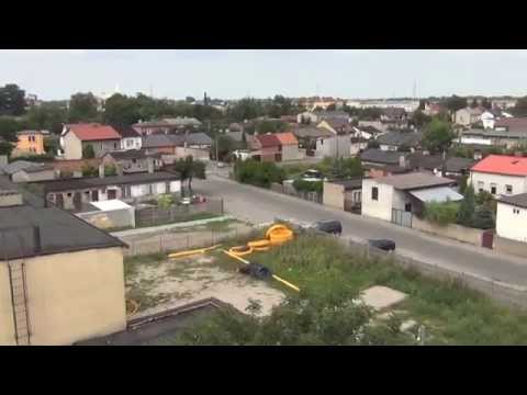 widok z kamienicy przy Pl.Kazimierza w Golinie nad Wartą