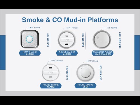 SeeLess Round Smoke Flush Mounts