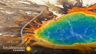 How the Grand Prismatic Spring Gets Its Kaleidosco