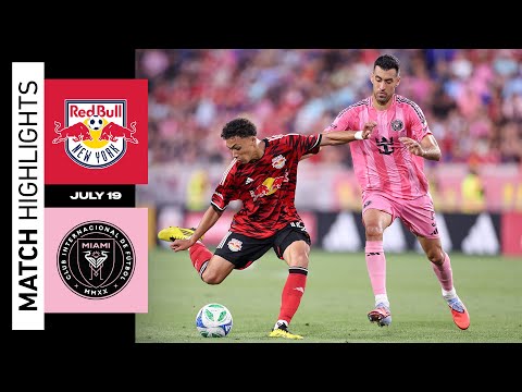 MLS Highlights | New York Red Bulls vs. Inter Miami CF | July 19, 2025