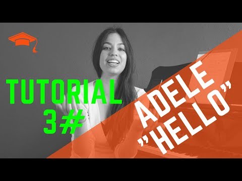 TUTORIAL #03 Woche / Gesangsunterricht für ANFÄNGER / Adele - Hello / Singen lernen (warm up)