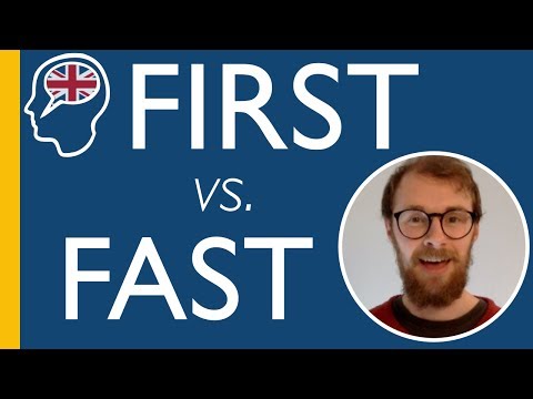 Part of a video titled How To Pronounce "First" vs. "Fast" In Standard British English - YouTube