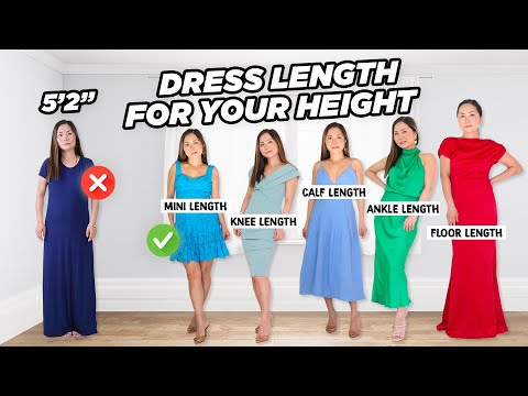 5 common dress lengths, which one looks the best on...