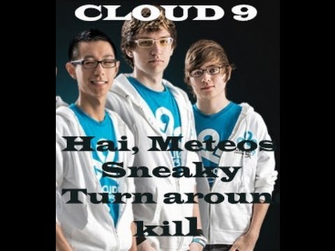 C9 Hai, Meteos, Sneaky turn around kill - C9 vs CRS - NA LCS Summer Split 2014