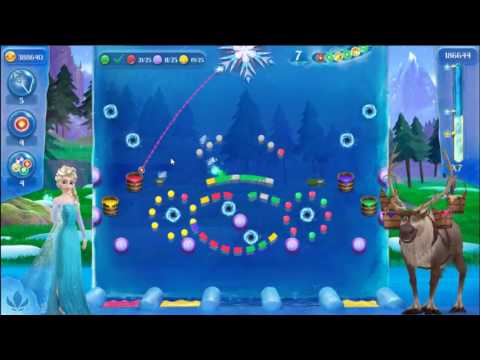 Frozen Free Fall: Icy Shot Level 202 - NO BOOSTERS ☃☃☃