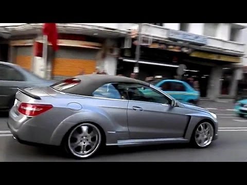 King of Morocco Mohammed VI Driving E-Class Fab Design In Tangier