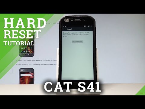 How to Hard Reset CAT S41 - Wipe All Data & Format |HardReset.info