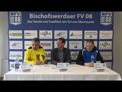 Pressekonferenz Bischofswerdaer FV 08 - VFC Plauen 4:1