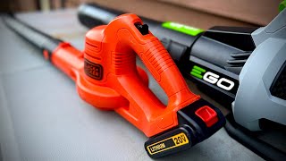 EGO 530 CFM vs Black + Decker 20V Blower Comparison