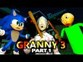 NEW GRANNY 3 VS BALDI SONIC CHALLENGE 1 Ft Angry Bird S Official Minecraft Horror Game Animation