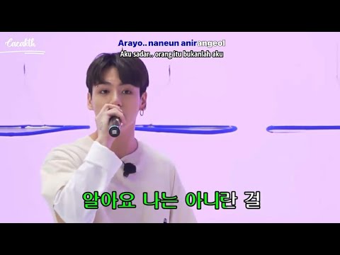 BTS Jungkook Singing 'Saranghamnida' (Indo Sub Lyrics Original by TIM Hwang)