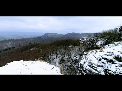Süntel - Weserbergland Rundfahrt, Winter, Langenfeld, Dachtelfeld, Hohenstein, Blutbach, Schaumburg