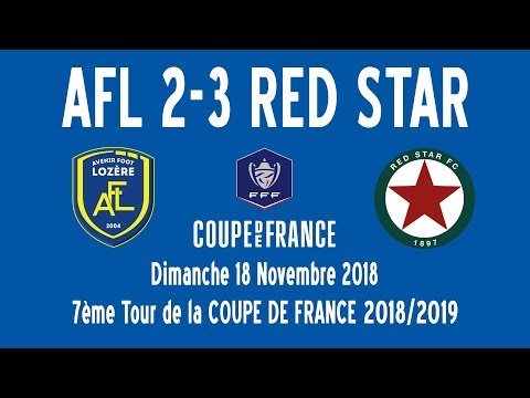 Coupe de France 7ème Tour : AVENIR FOOT LOZÈRE (N3) 2-3 RED STAR (L2) (18/11/2018)