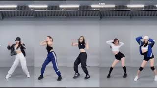 [閒聊] ITZY 5個人同一個part的舞蹈動作對比