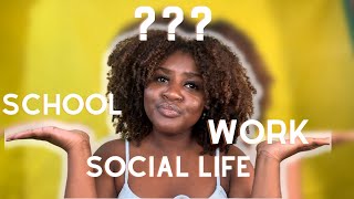 How to balance school, work, & a social life| Staying ORGANIZED in College 2022