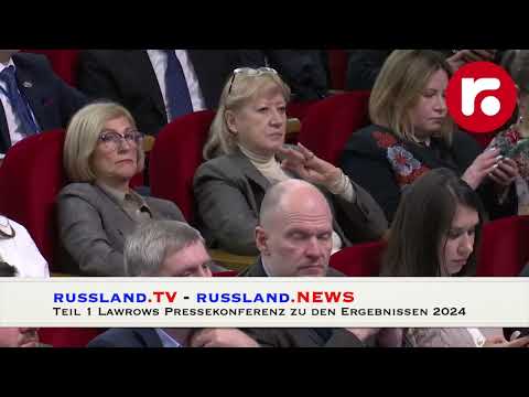 Lawrows Pressekonferenz zu den Ergebnissen 2024 Lawrows Pressekonferenz zu den Ergebnissen 2024
