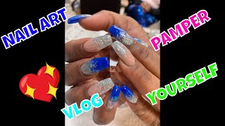 Nail Pampering Vlog at Diamond Nails and Spa