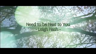 Leigh Nash - Need to be Next to You (Lyrics)