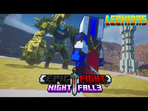 Minecraft Epic Fight Mod | NEW Leonidas Boss Fight!