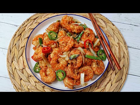 SALT & PEPPER SHRIMP (NO SHELL VERSION)