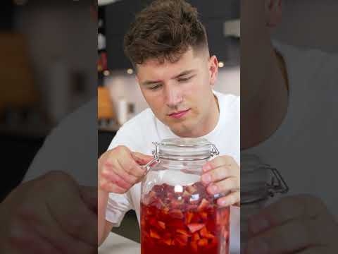 Koreanischer Erdbeersirup