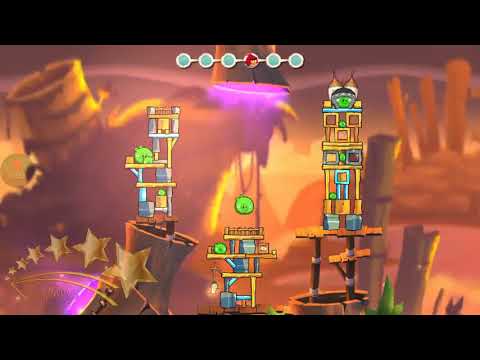 ANGRY BIRDS 2 - Bamboo Forest : Misty Mire - Level 232 : Hard Level
