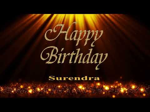🎂 HAPPY BIRTHDAY SURENDRA 🎈 (French Parisian Accent)