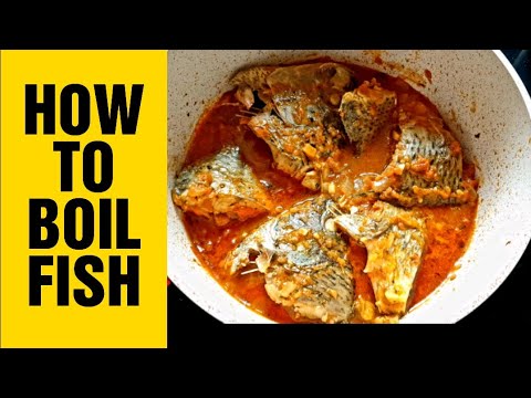 HOW TO COOK BOILED FISH || BOILED FISH RECIPE  || HOW TO BOIL FISH