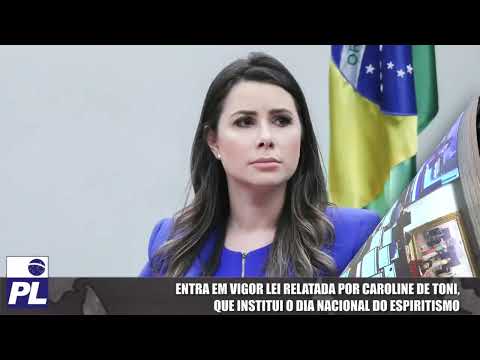 PL-TV: Entra em vigor lei relatada por Caroline de Toni, que institui o Dia Nacional do Espiritismo
