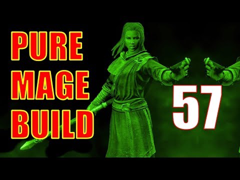 Skyrim Pure Mage Walkthrough NO WEAPONS NO ARMOR Part 57 - The Staff of Magnus [1/2]