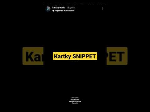 Kartky - Snippet