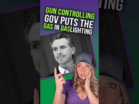 LIES: Cali Gov Gaslights America on their Gun Rights #shortsvideo #shorts Thumbnail