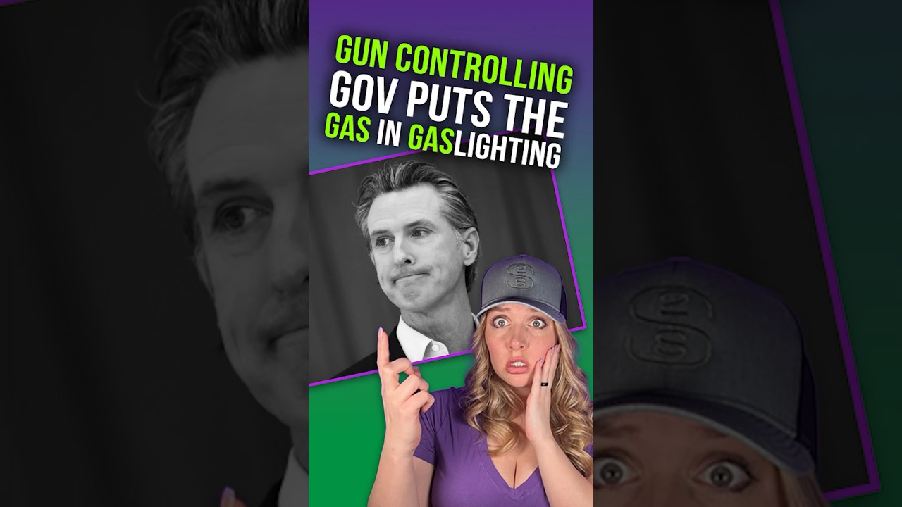 LIES: Cali Gov Gaslights America on their Gun Rights #shortsvideo #shorts