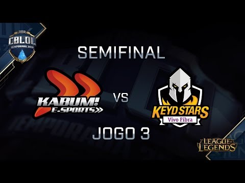 KaBuM X Keyd (Semifinais - Jogo 3) CBLoL 2016 - 1ª Etapa