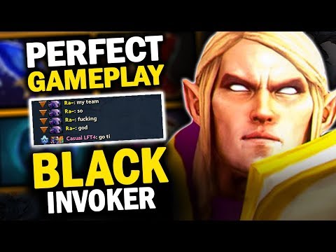Black^ Invoker vs Pangolier Mid - Another PRO INVOKER Player | Dota 2 Invoker 7.21B