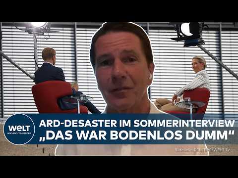 Video Thumbnail: AFD: Sommerinterview mit Weidel versinkt im Chaos – Anda: „Das war bodenlos dumm von der ARD“