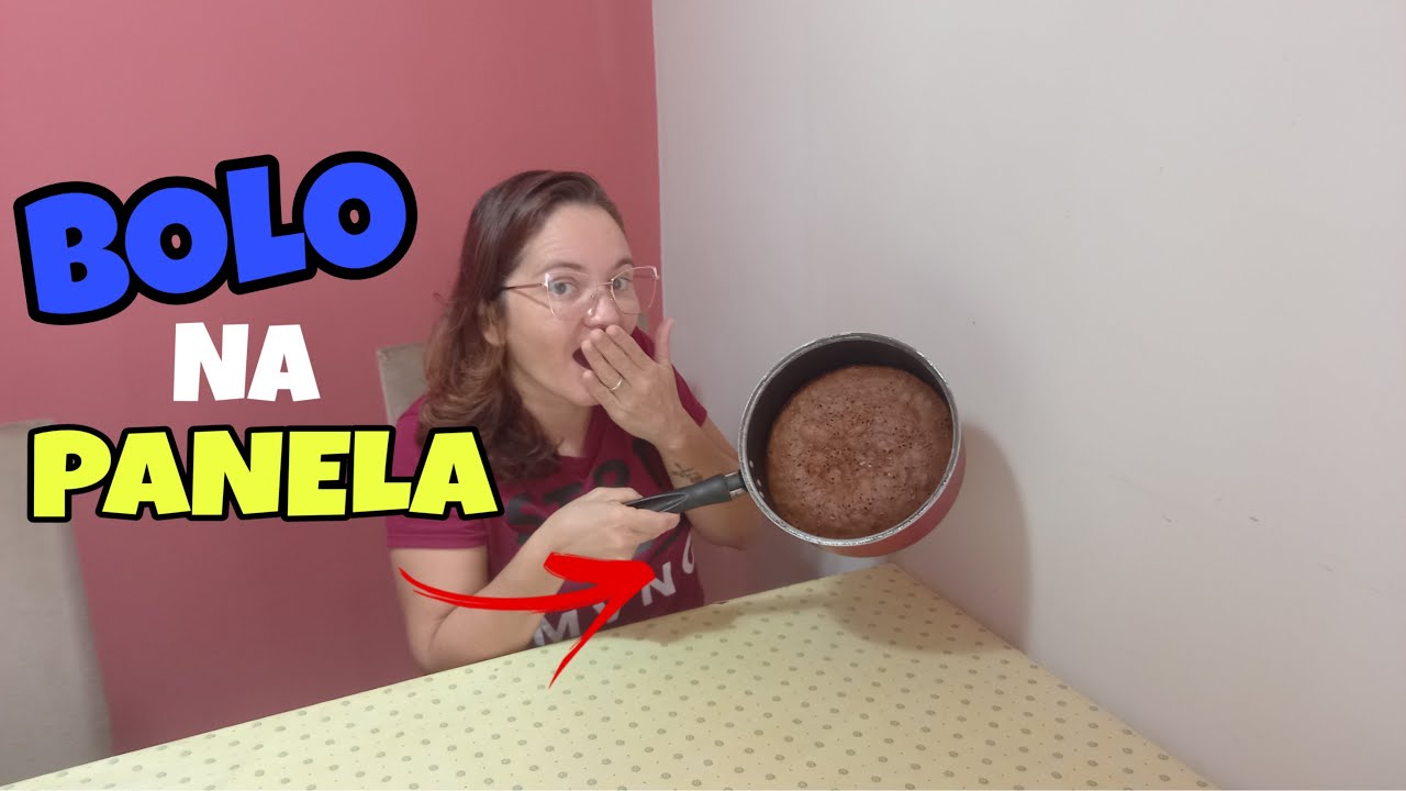 BOLO DE CHOCOLATE FEITO NA PANELA DIRETO DA BOCA DO FOGÃO
