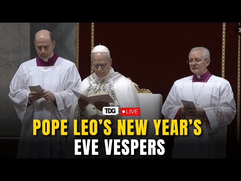 Pope Leo New Year’s Vespers LIVE: Marks Year’s End With Vespers at St Peter’s Basilica