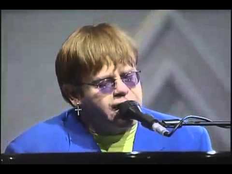 Pavarotti and   Elton John   Live Like Horses