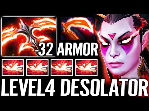 🔥 LVL4 Desolator -32 ARMOR Templar Assassin — 2TOUCH 1KILL Max Physic DMG META Dota 2 Pro
