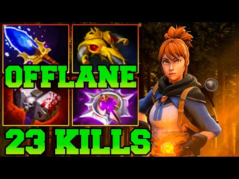 23 Kills Marci Dota 2 !! Marci Dota 2 Offlane Carry Guide Pro Gameplay 7.35 Build