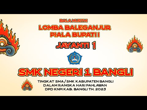 Juara 1 Lomba Baleganjur Piala Bupati Bangli I SMK Negeri 1 Bangli